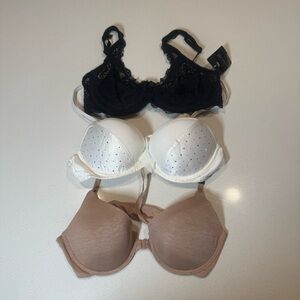 Lof Of 3 Bra Bundle Victoria’s Secret NWT Aerie Rene Rofe 34B